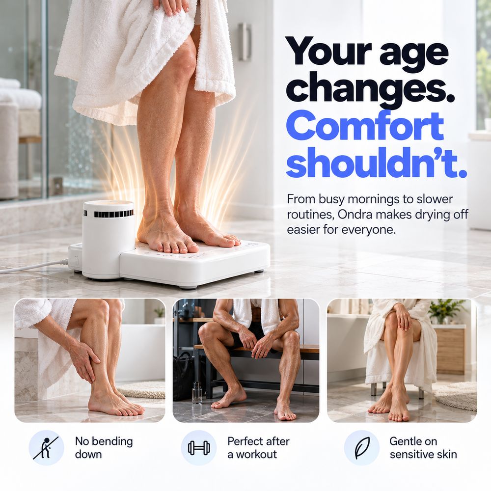 Ondra for older adults, after workouts and for sensitive skin